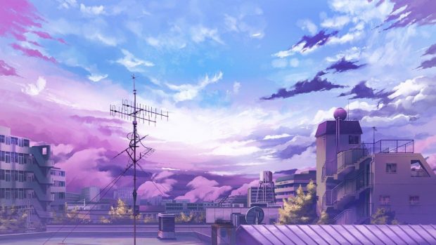 Aesthetic Anime Wallpaper HD city.