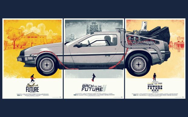 Aesthetic Back To The Future Wallpaper HD.