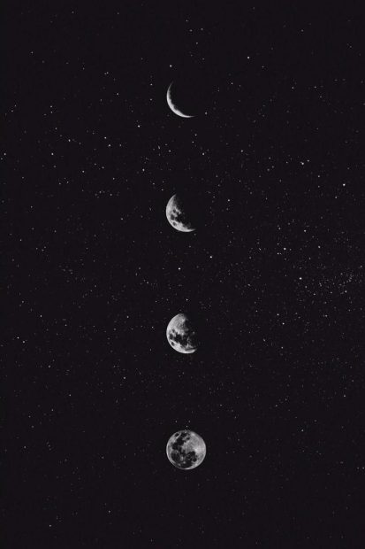 Aesthetic Backgrounds Iphone Backgrounds Moon Phase.