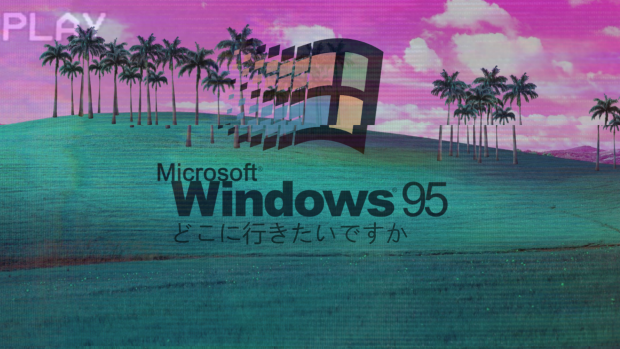 Aesthetic Backgrounds Window 95.