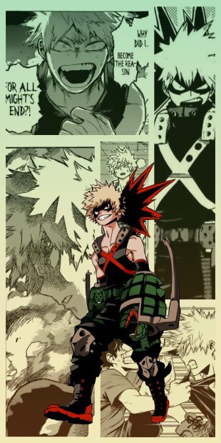 Aesthetic Bakugo Wallpaper HD.