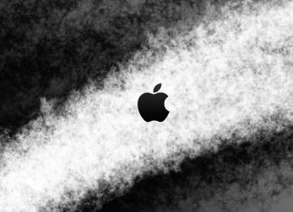 Aesthetic Black And White Wallpaper Apple Logo.