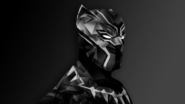 Aesthetic Black Panther Wallpaper HD.