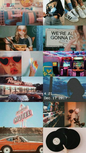 Aesthetic Collage Image Free Download.