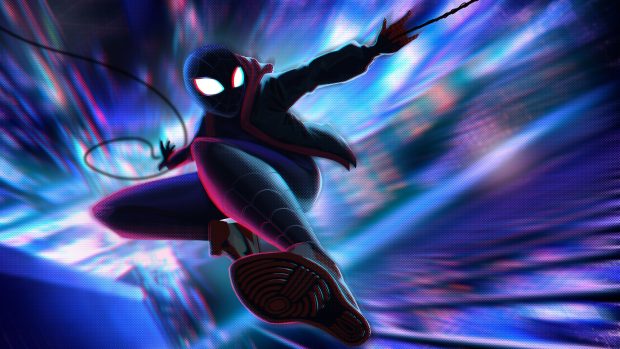 Aesthetic Cool Miles Morales Wallpaper HD.