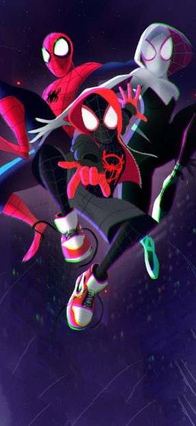 Aesthetic Cool Miles Morales Wallpaper HD Iphone.