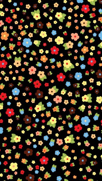 Aesthetic Cute Pattern Background.