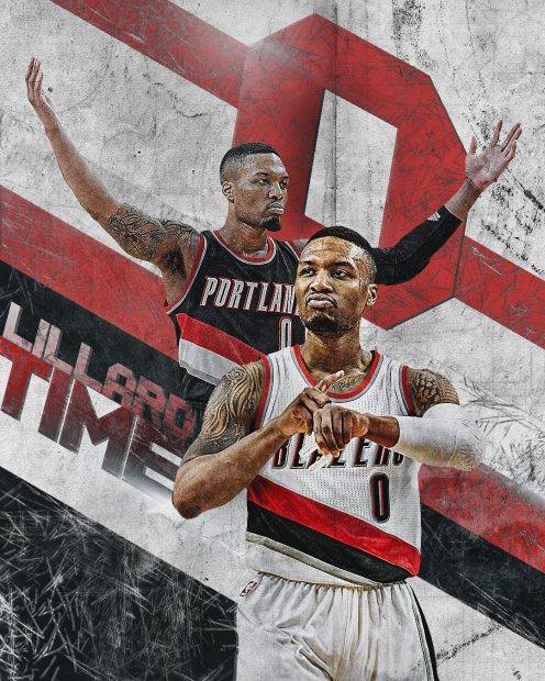 Aesthetic Damian Lillard Wallpaper HD.