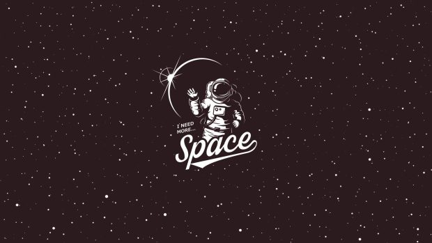 Aesthetic Desktop Wallpaper HD Astronaut.