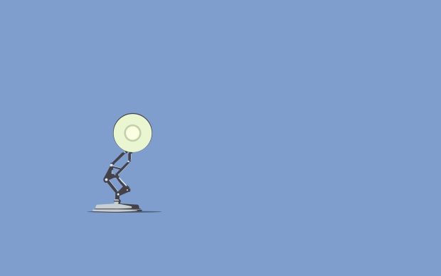 Aesthetic Desktop Wallpaper HD Pixar Logo.