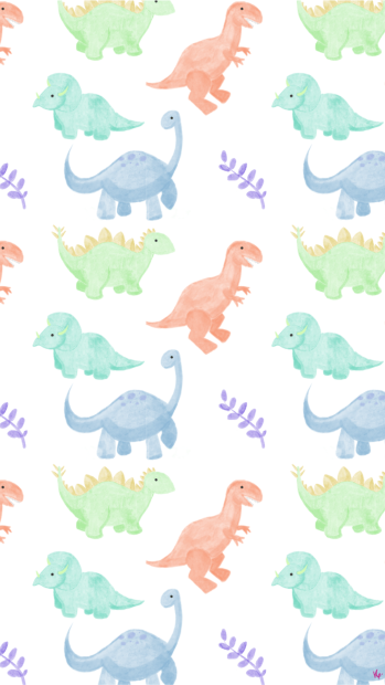 Aesthetic Dinosaur Wallpaper 1080x1920.