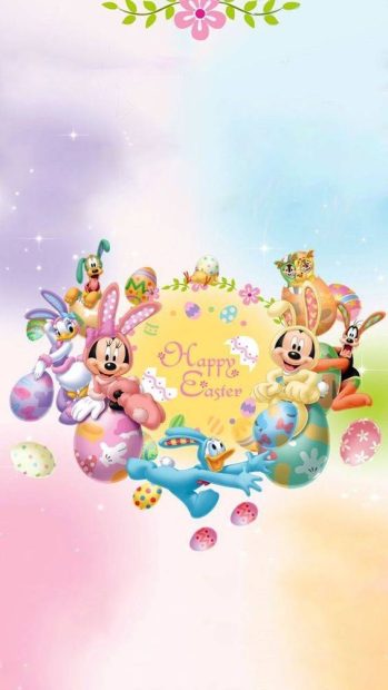 Aesthetic Disney Easter Wallpaper HD.