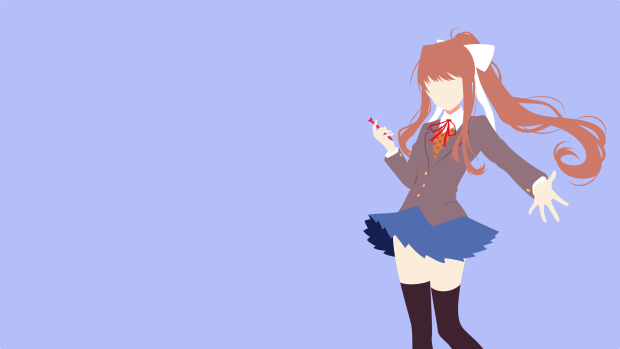 Aesthetic Doki Doki Literature Club Wallpaper HD.