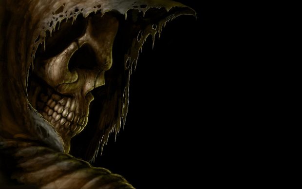 Aesthetic Grim Reaper Wallpaper HD.