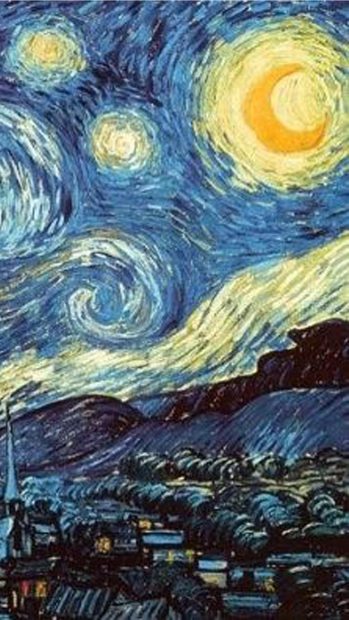 Aesthetic Grunge Van Gogh Wallpaper HD.