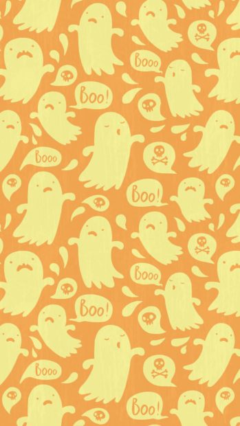 Aesthetic Halloween iPhone Wallpaper.