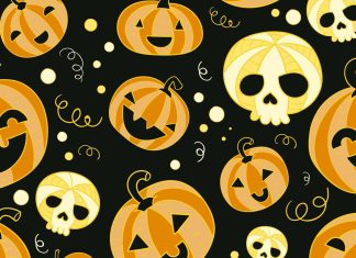 Aesthetic Halloween iPhone Wallpaper Free Download.