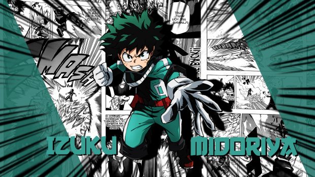 Aesthetic Izuku Midoriya Wallpaper HD.