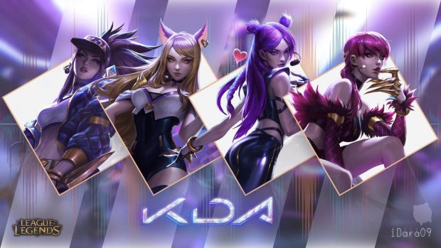 Aesthetic KDA Wallpaper HD.