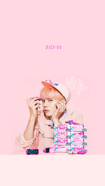 Aesthetic Korean HD Wallpaper Pink.