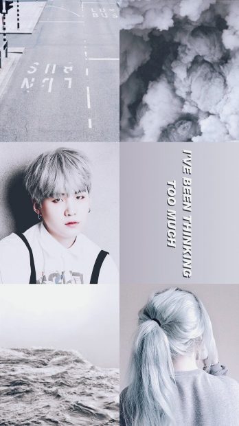 Aesthetic Korean Wallpaper BTS Suga.