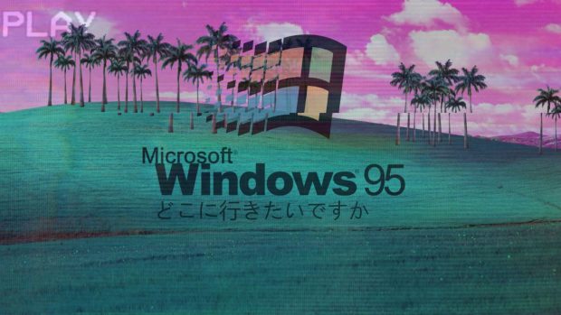 Aesthetic Laptop Wallpaper Windown 95.