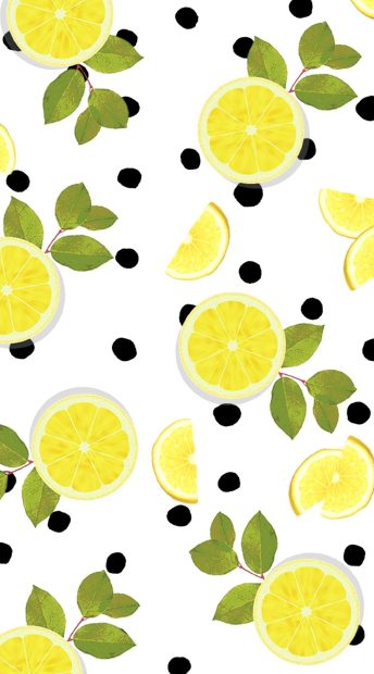 Aesthetic Lemon Art Image.
