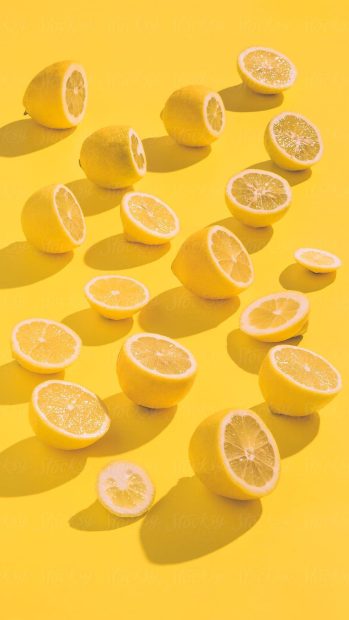 Aesthetic Lemon Backgrounds for iPhone.