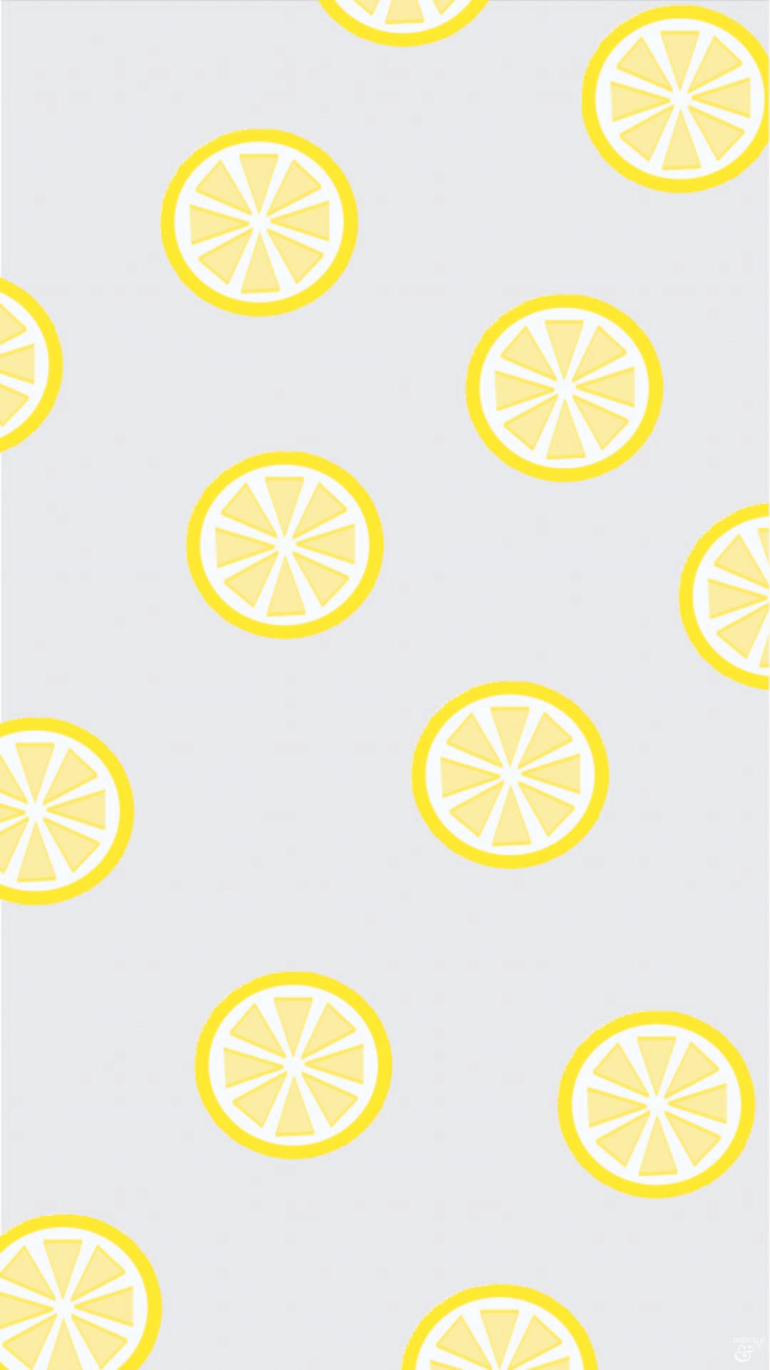 Aesthetic Lemon Background for Mobile