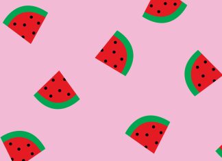 Aesthetic Light Pink Backgrounds Watermelon.