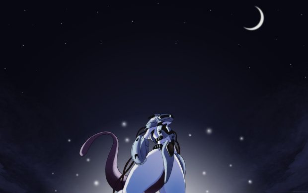 Aesthetic Mewtwo Wallpaper HD.