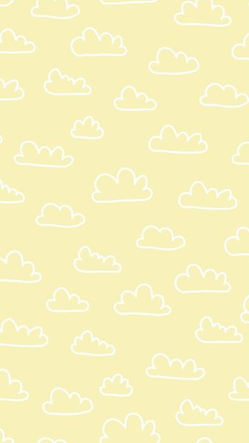 Aesthetic Minimalist Background Yellow.