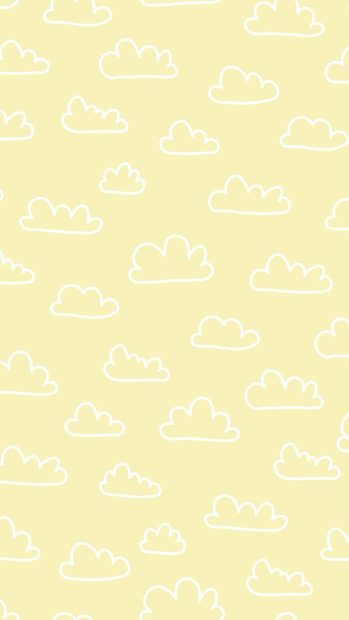 Aesthetic Minimalist Background Yellow.