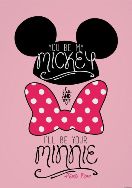 Aesthetic Minnie Mouse Wallpaper HD.