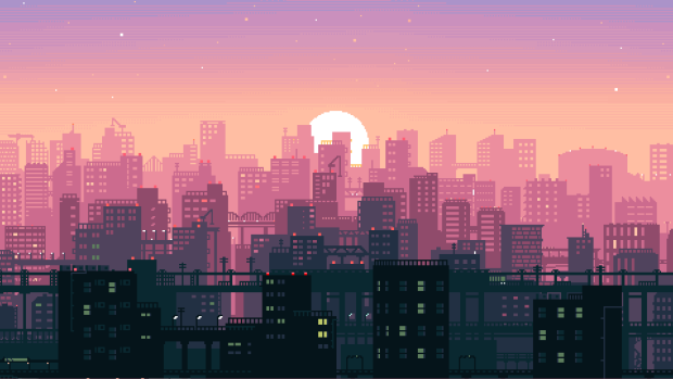 Aesthetic PC Wallpaper City.