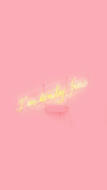 Aesthetic Pink Neon Wallpaper Iphone HD.