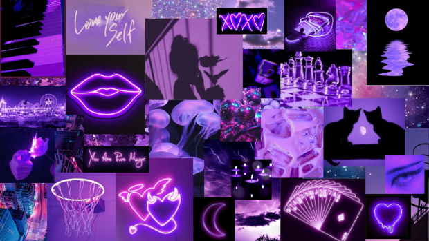 Aesthetic Purple Wallpaper 1080p.