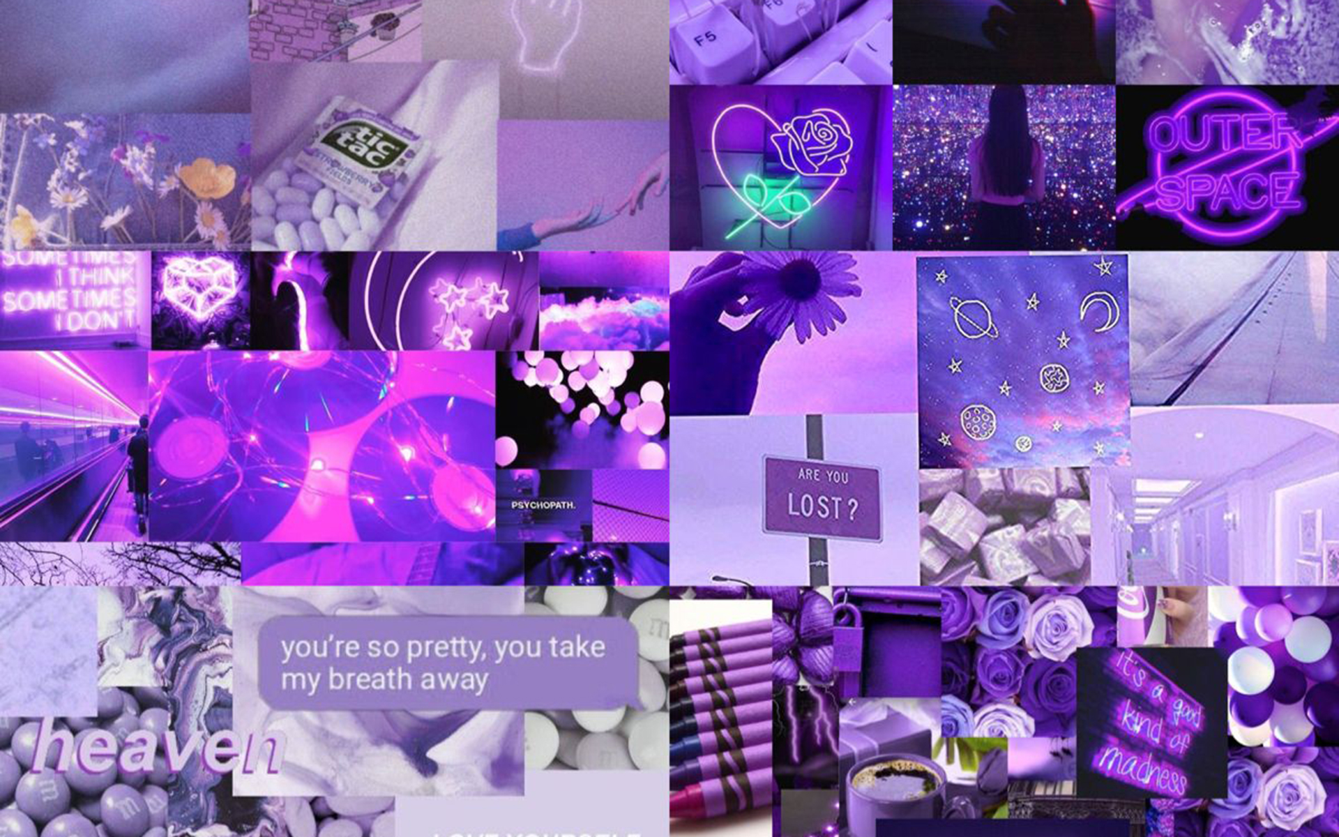 Explore purple aesthetic design ideas and free templates to make your own  look