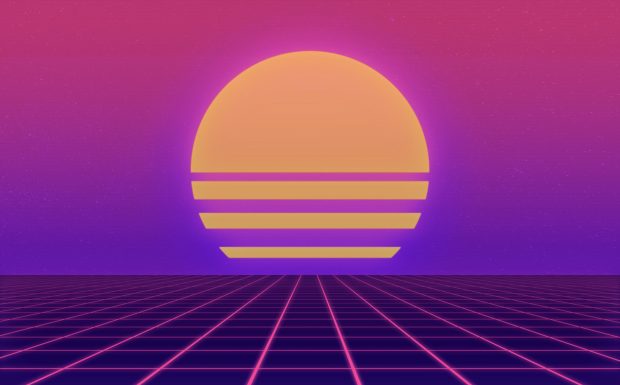 Aesthetic Retro HD Wallpaper Free download.