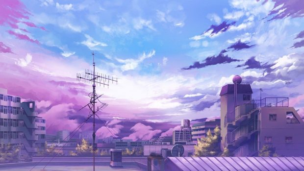 Aesthetic Wallpaper Anime HD Wallpaper Free download.