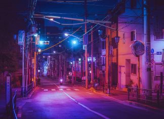 Aesthetic Wallpaper Anime Wallpaper City Night.