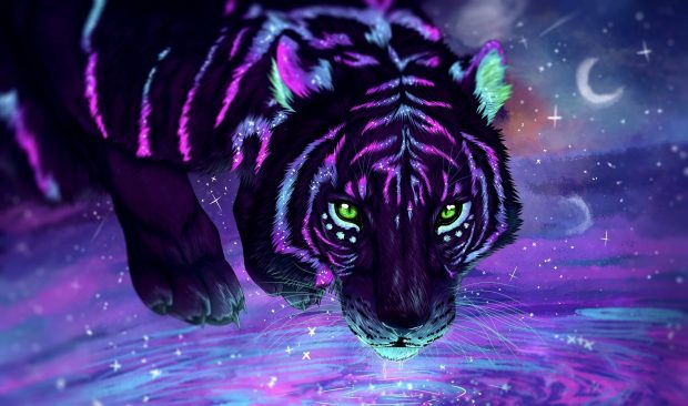 Aesthetic Wallpaper For Laptop Wallpaper Tiger.