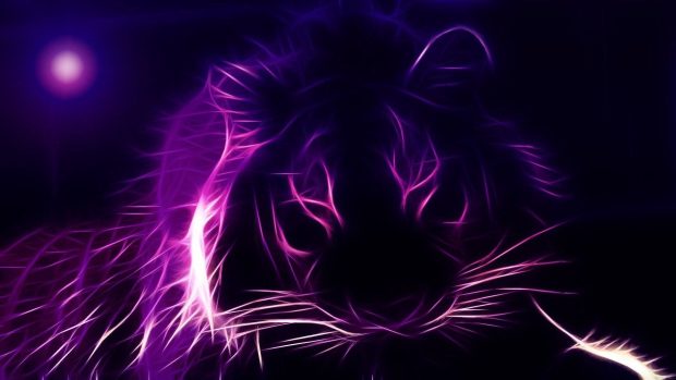 Aesthetic Wallpaper Purple Wallpaper Tiger.