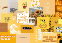 Aesthetic Wallpaper Yellow Wallpaper Collage.