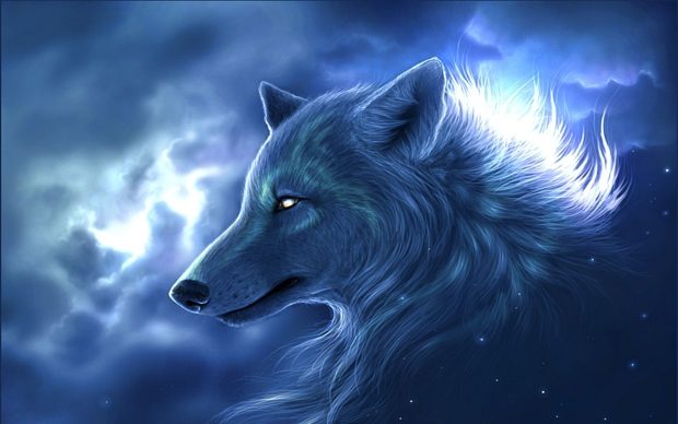 Aesthetic Wolves Wallpaper HD.