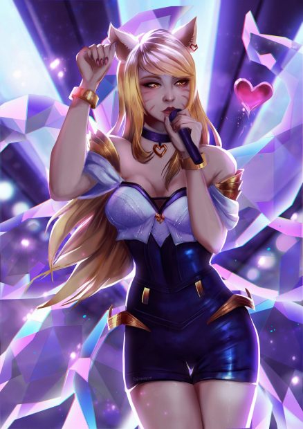 Ahri KDA Wallpaper HD.