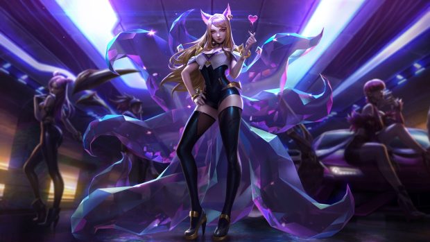 Ahri Wallpaper HD Free download.