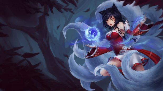 Ahri Wallpaper High Quality.