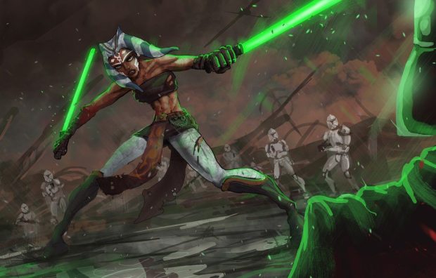 Ahsoka Tano Wide Screen Wallpaper.