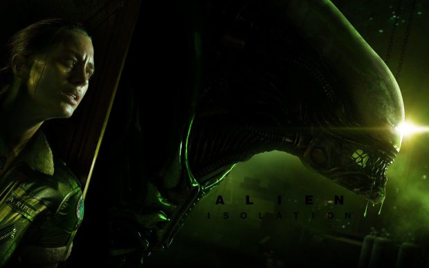 Alien Wallpaper Computer.